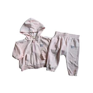Tucker & Tate Pink Velour Jogger Set